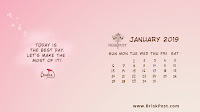 January 2019 Calendar