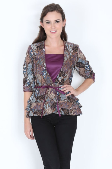 model baju batik kantor wanita terbaru model baju batik kantor wanita terbaru