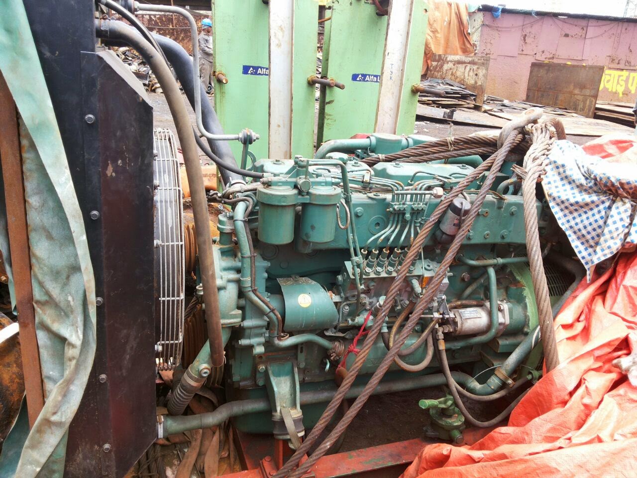 Volvo Penta TAMD 71B 125 KVA Marine Generator Set for Sale Ship