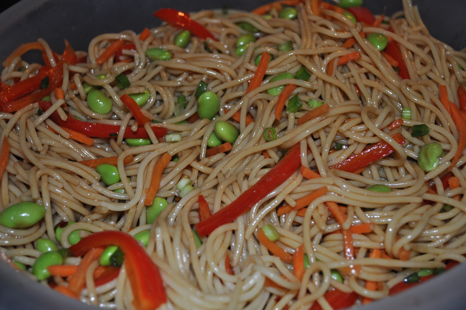Life in my Kitchen...and beyond 700 Edamame Lo Mein