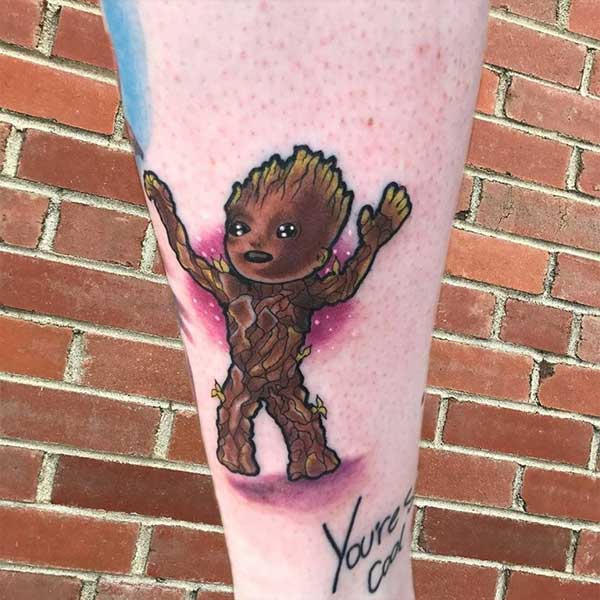 tatuagens do Groot tatuagens do Groot