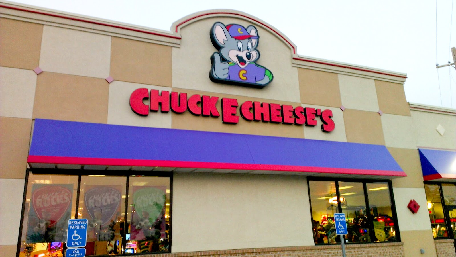 Chuck E Cheese Charts