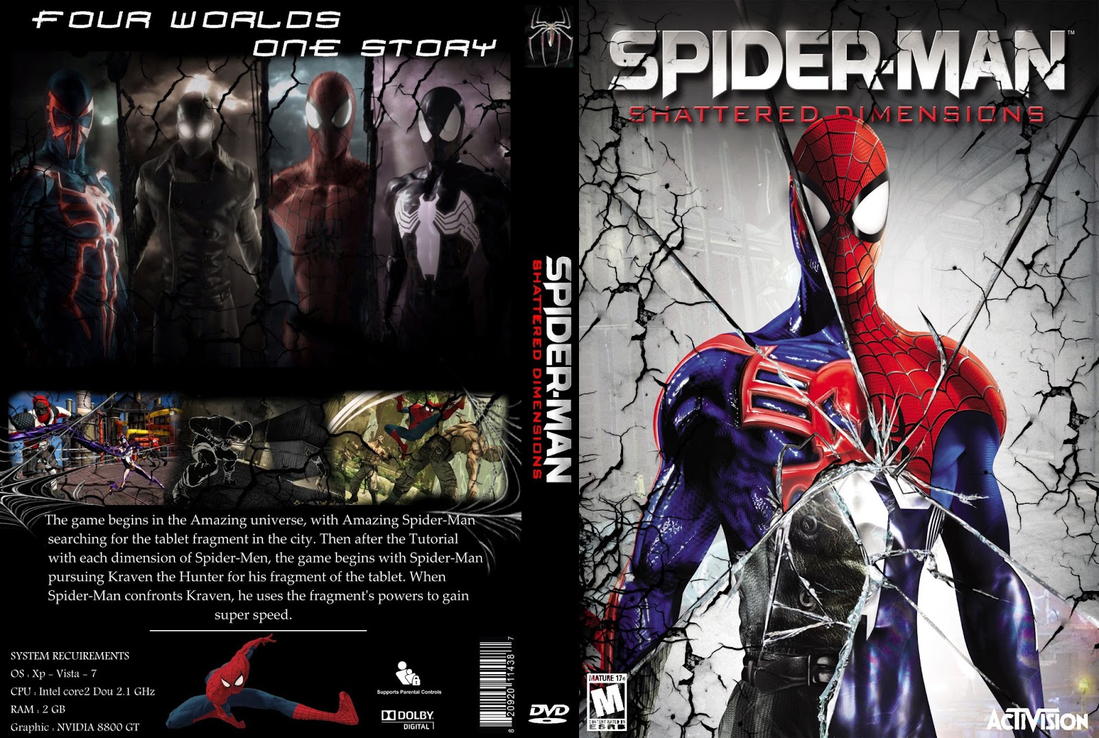 Spider Man Shattered Dimensions PC Full Espaol Descargar