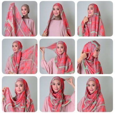 Cara Memakai Jilbab Segi Empat Terbaru Cara Memakai Jilbab Segi Empat Terbaru