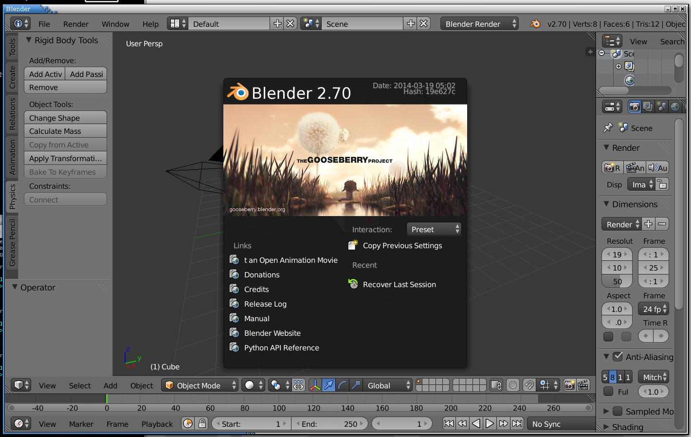 Blender file