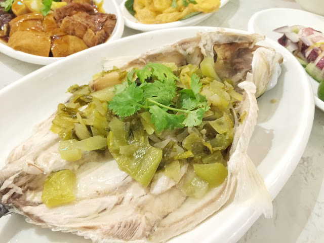 ChaoZhou Porridge - Chaozhou Steamed Fish (潮蒸黑鱼)