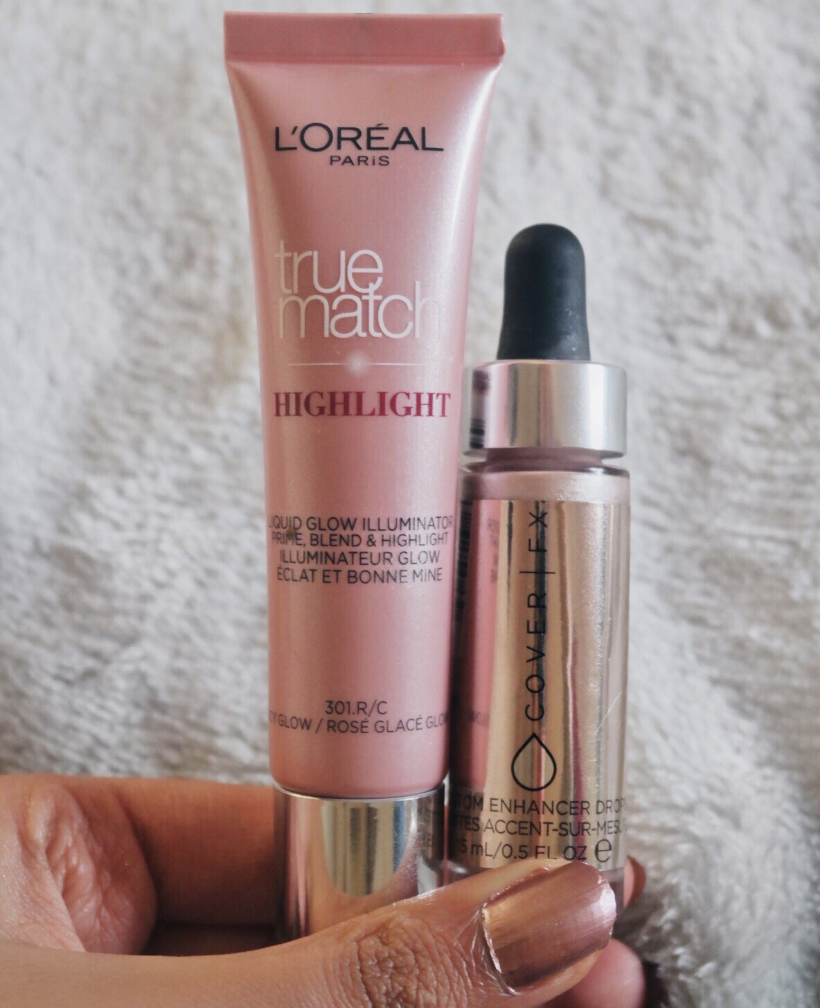Curly Hair, Fashion & Beauty L'ORÉAL True Match Highlight Vs Cover FX