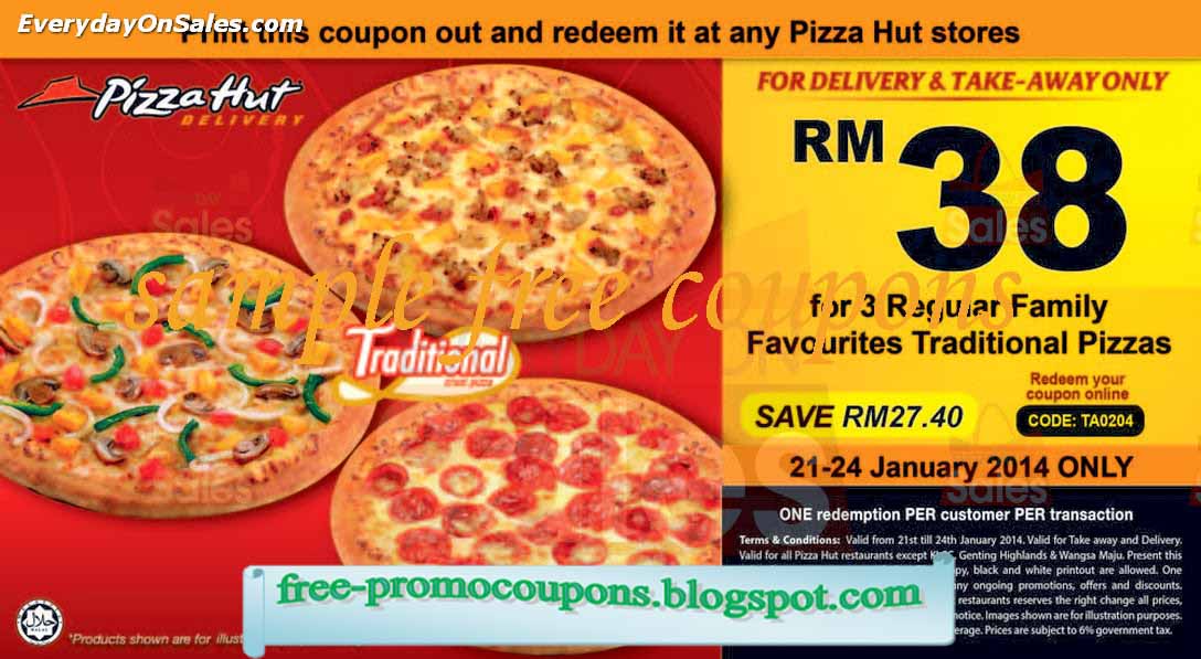 Online pizza hut promo codes Get great discounts off your next pizza order from your local Domino’s by using these promo codes, vouchers and coupons.
