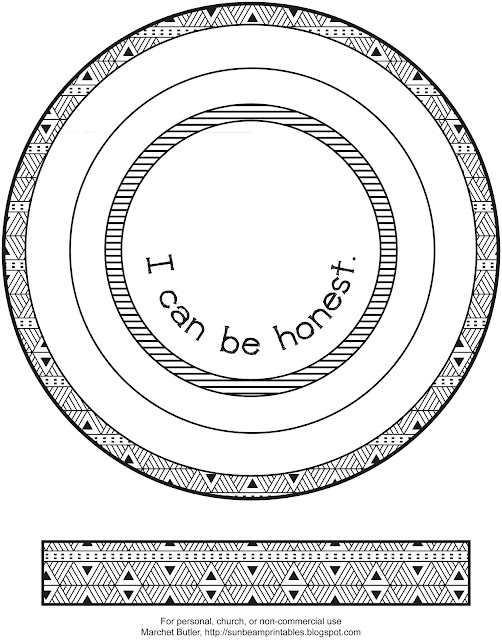 i can be honest coloring pages - photo #2