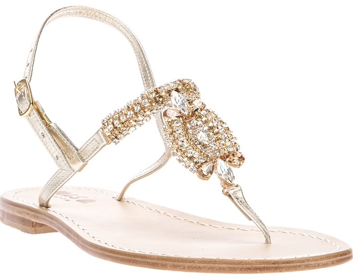 embellished bridal flats