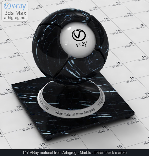 Vray Materials 147 Material Marble Italian Black Vray Materials 147 Material