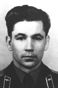 Grigori-Nelyubov Grigori Nelyubov. Primo piano del cosmonauta.