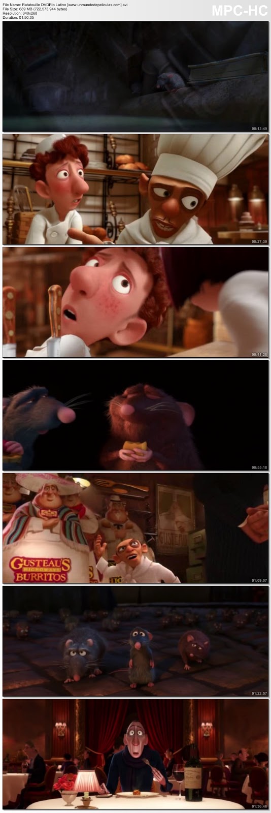 Capturas de la película.
