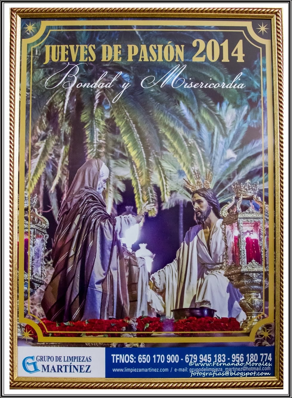 Cartel Salida Jueves Pasión 2014 Bondad y Misericordia.