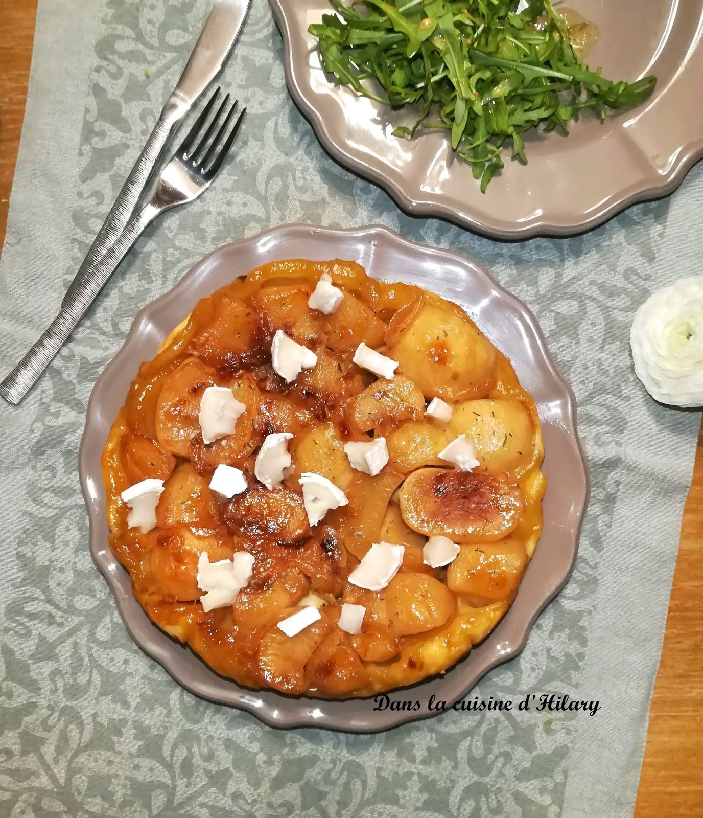 Dans La Cuisine D Hilary Tarte Tatin Gourmande Aux Navets