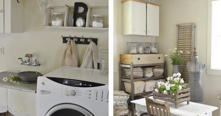 I Love That Junk: Vintage inspired laundry room - Faded Charm