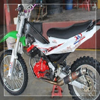 Gambar Modifikasi Motor Bebek Jadi Trail Paling Keren 2018