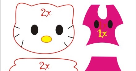 93 Gambar Pola Hello Kitty Flanel Terlihat Keren