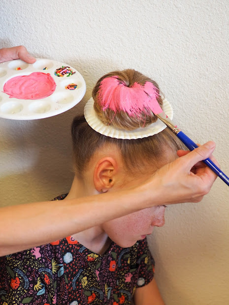 little hiccups donut hair diy