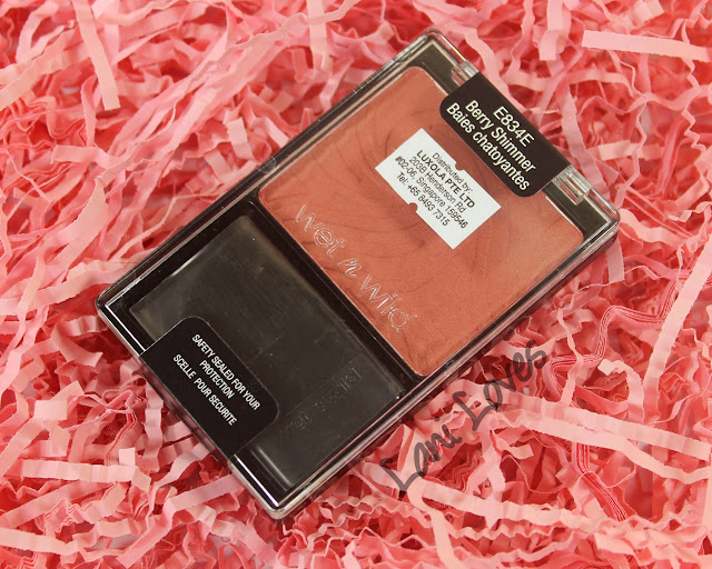 Wet n Wild Berry Shimmer blush swatches & review