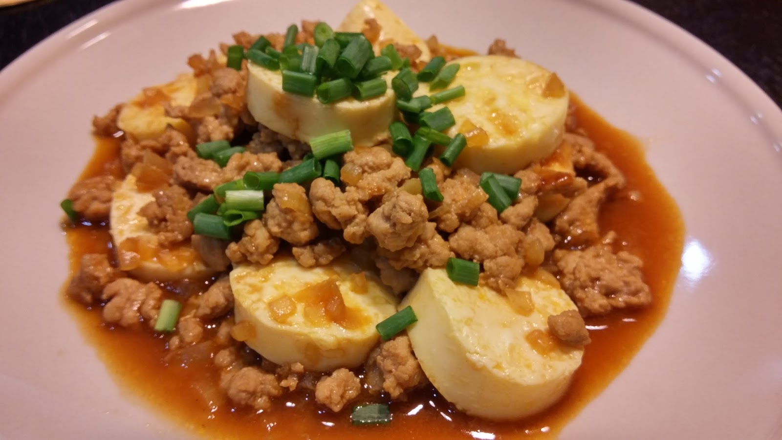 Food experiments my tiny kitchen Minced meat with egg tofu
