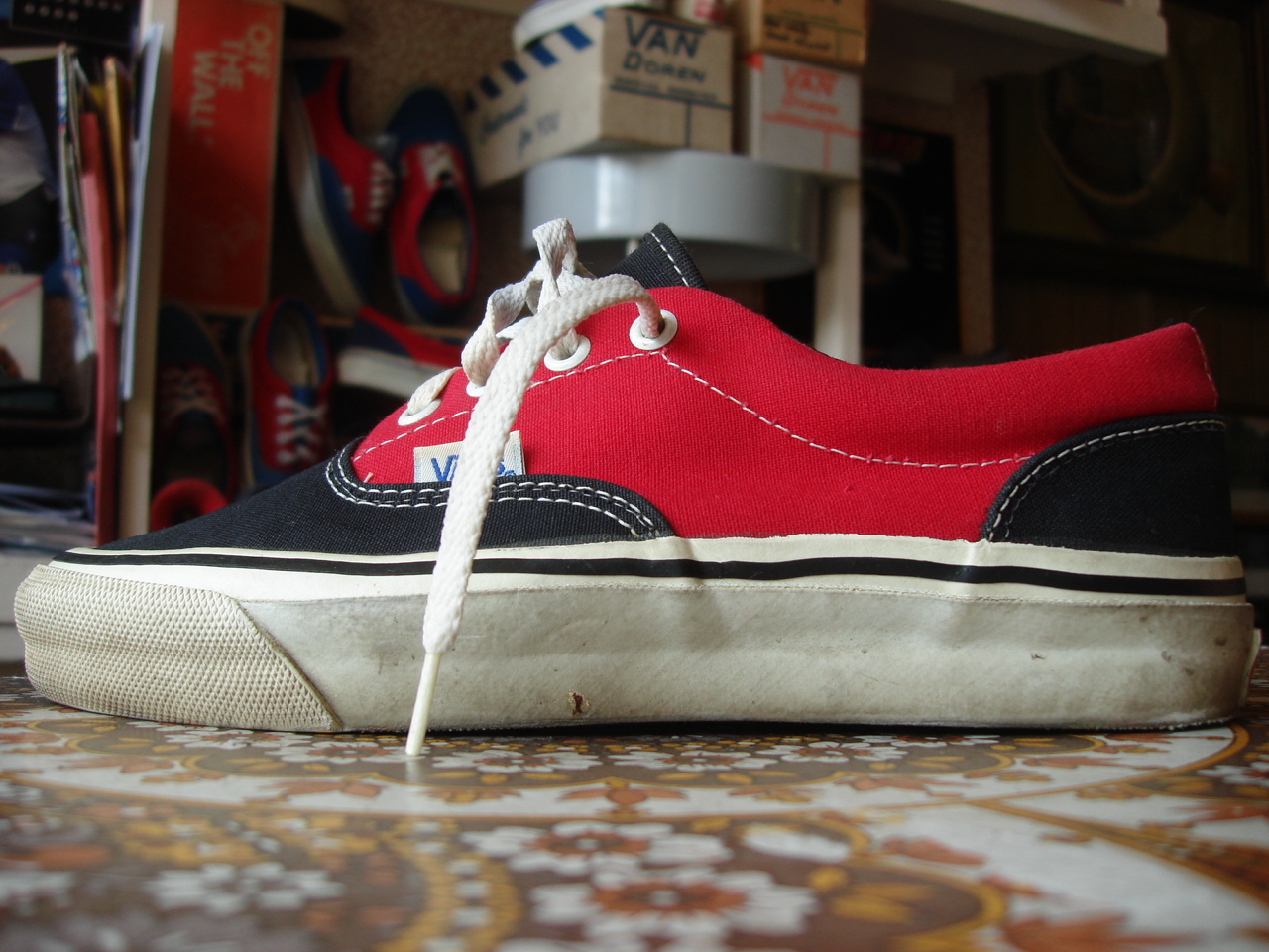 Vans Era Vans Era Tone Black Red Cheap
