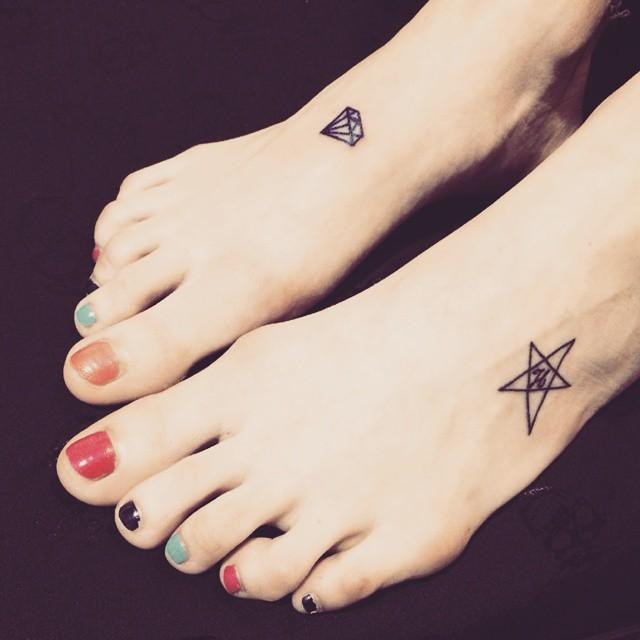 tatuagens femininas de diamantes tatuagens femininas de diamantes