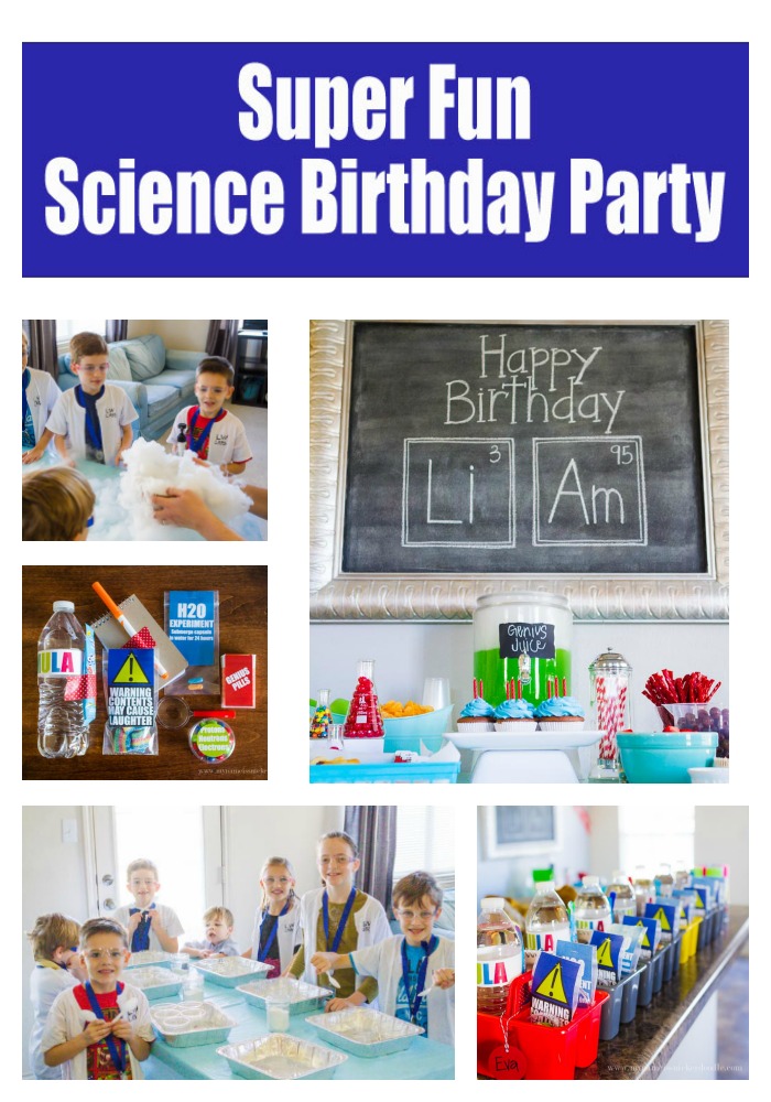 Super Fun Science Birthday Party Ideas My Name Is Snickerdoodle A Fantastic Idea For Birthday Party Theme Perfect Boys Or That Little Science