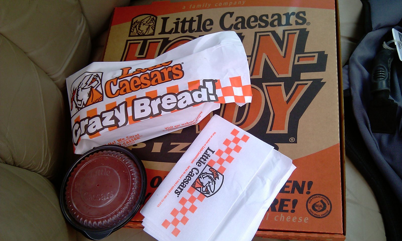 The Coupon Tutor FREE Crazy bread and sauce at Little Caesars with Val
