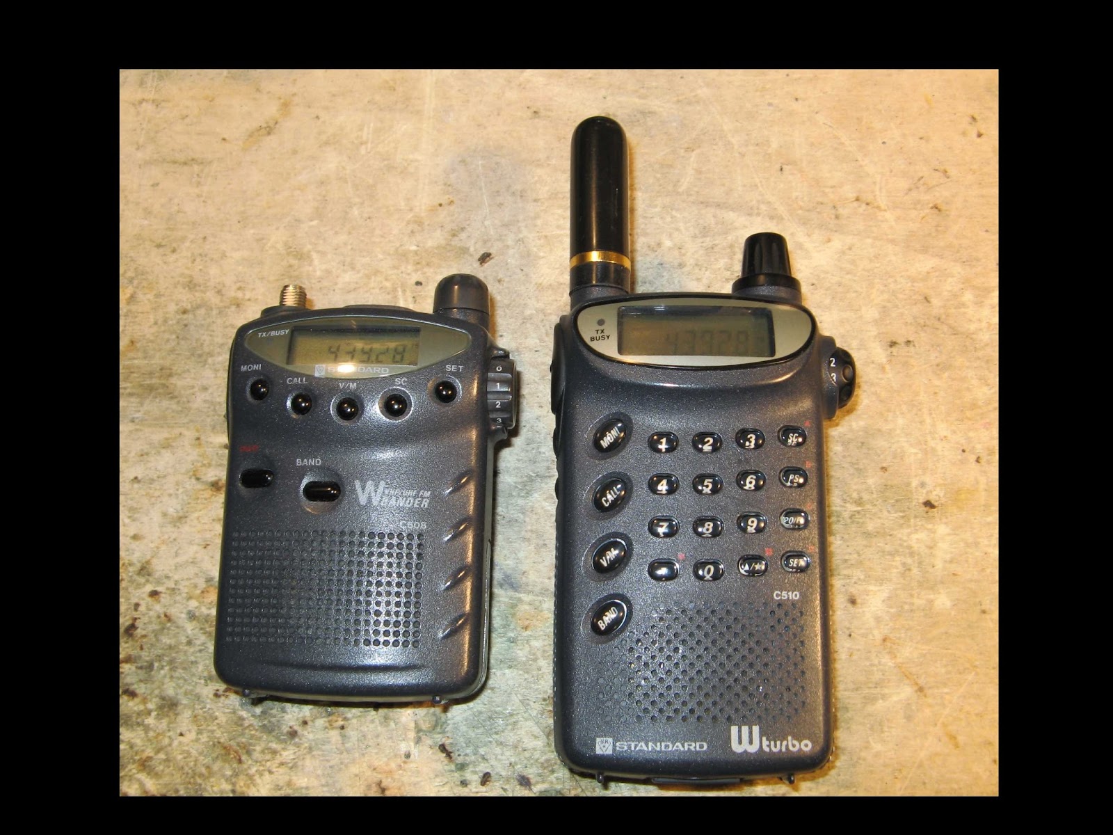 STANDARD C510 C500 周辺機器 STANDARD(スタンダード)・VHF/UHF