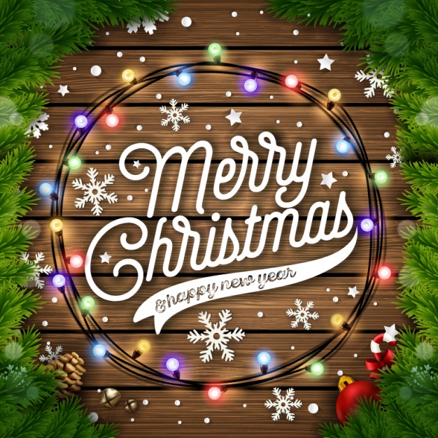 Christmas background design Free Vector