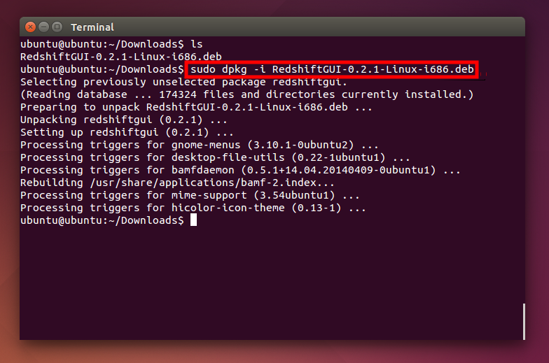 Dim Screen Brightness in Ubuntu with RedshiftGUI