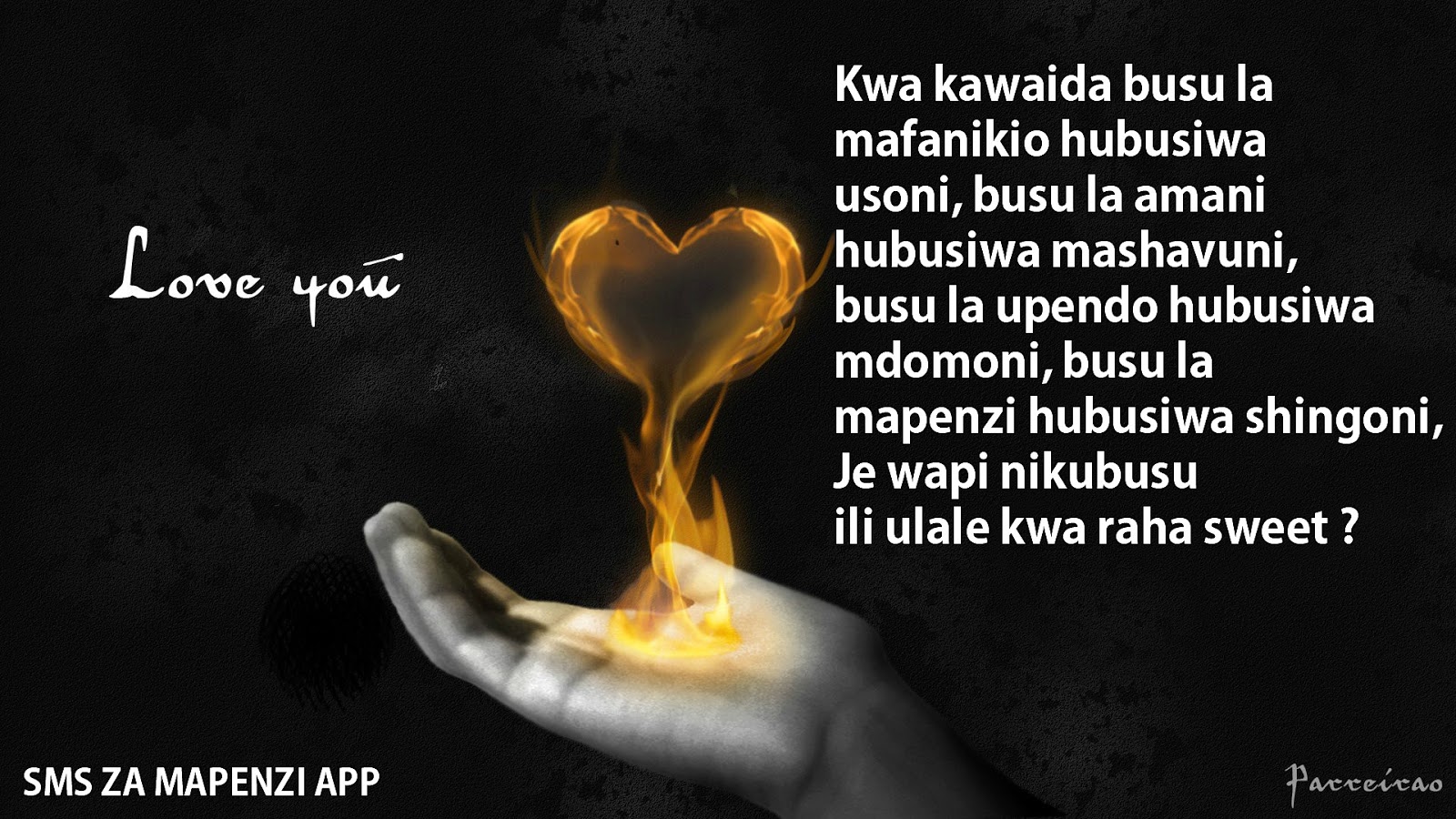 Darasa La Mapenzi SMS ZA MAPENZI KWA NJIA YA PICHA