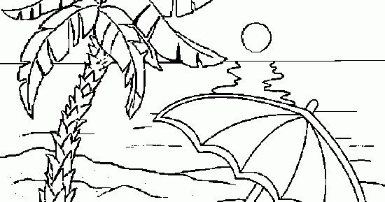 Coloriage Bord De Mer