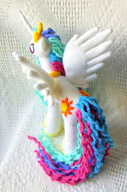 Princess Celestia My Little Pony Crochet Pattern