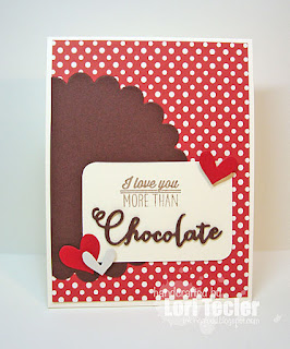 I Love You More Than Chocolate card-designed by Lori Tecler/Inking Aloud-stamps from Verve Stamps