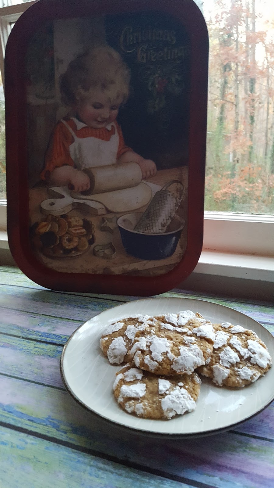 ChristmasCookies Week Gingerbread Gooey Butter Cookies