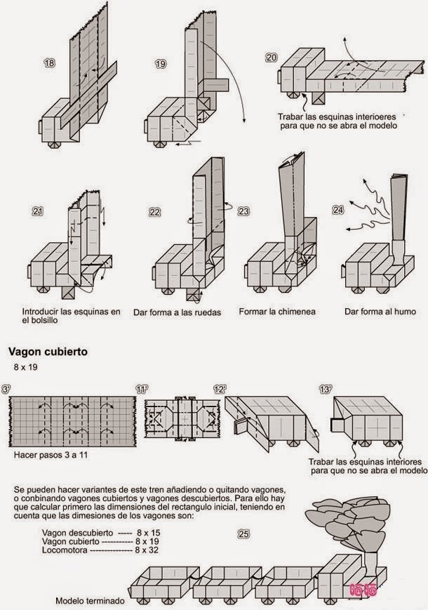 train origami instructions easy paper craft for kids