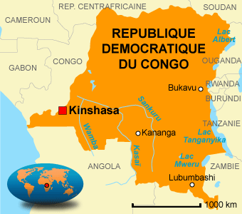 La RDC c'est où ?