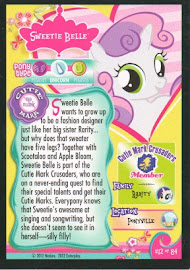 My Little Pony Sweetie Belle Series 1 Trading Card