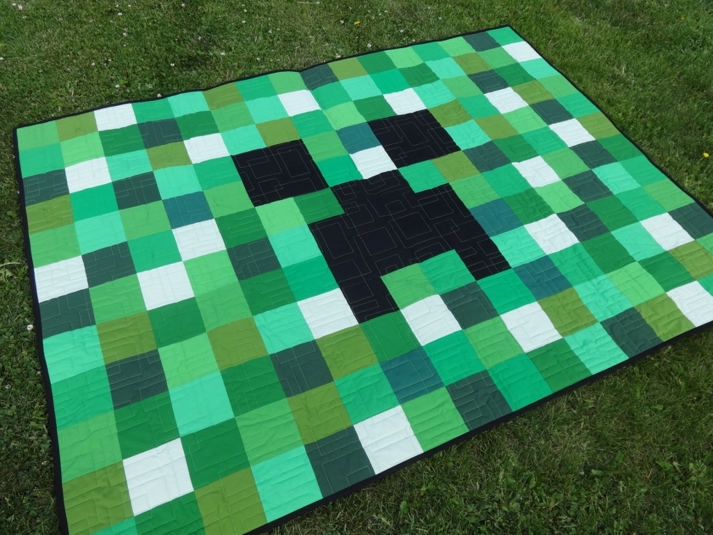 Inch by Inch Quilting Owen’s Creeper quilt