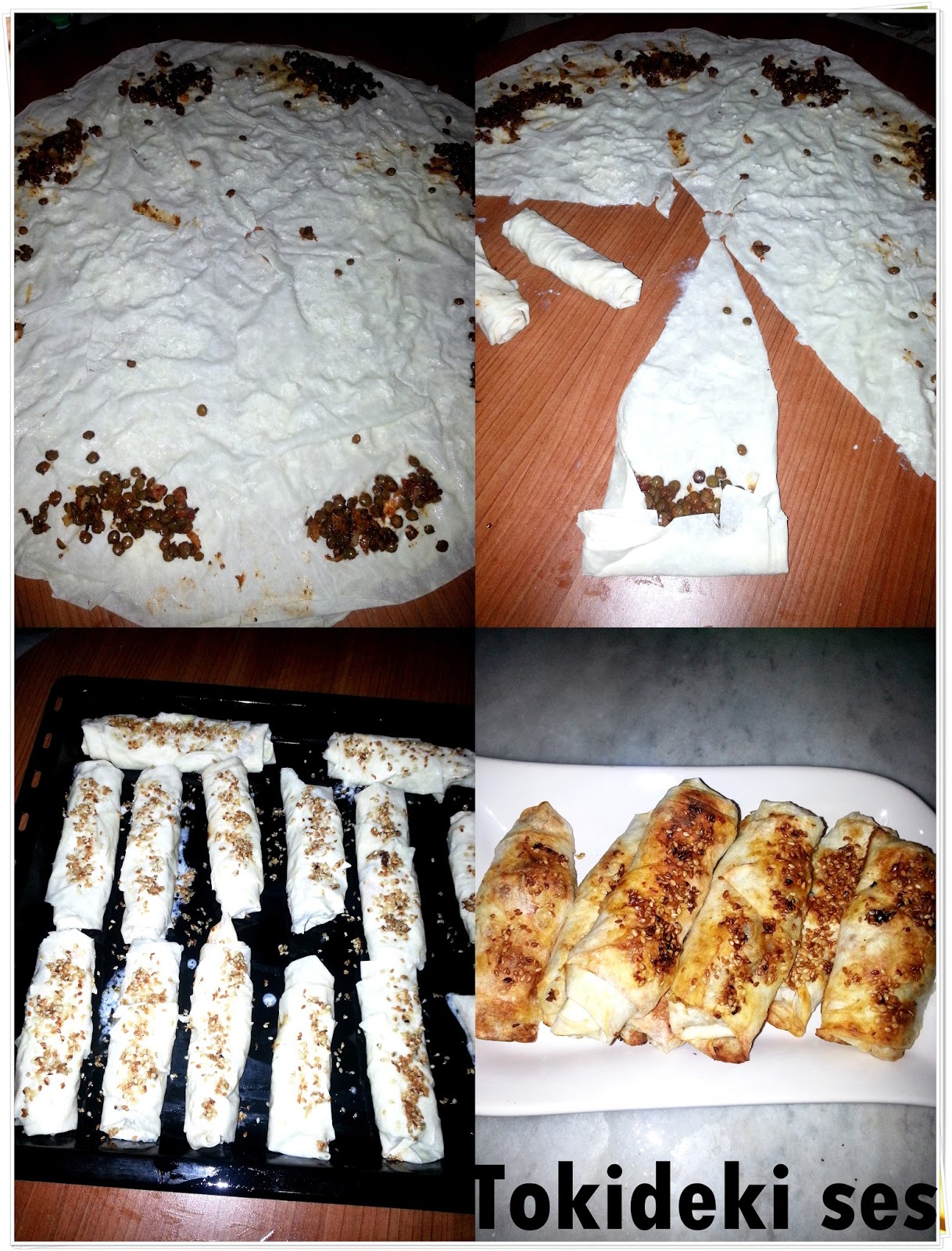 Hazır Yufkadan Yeşil Mercimekli Börek Tarifi