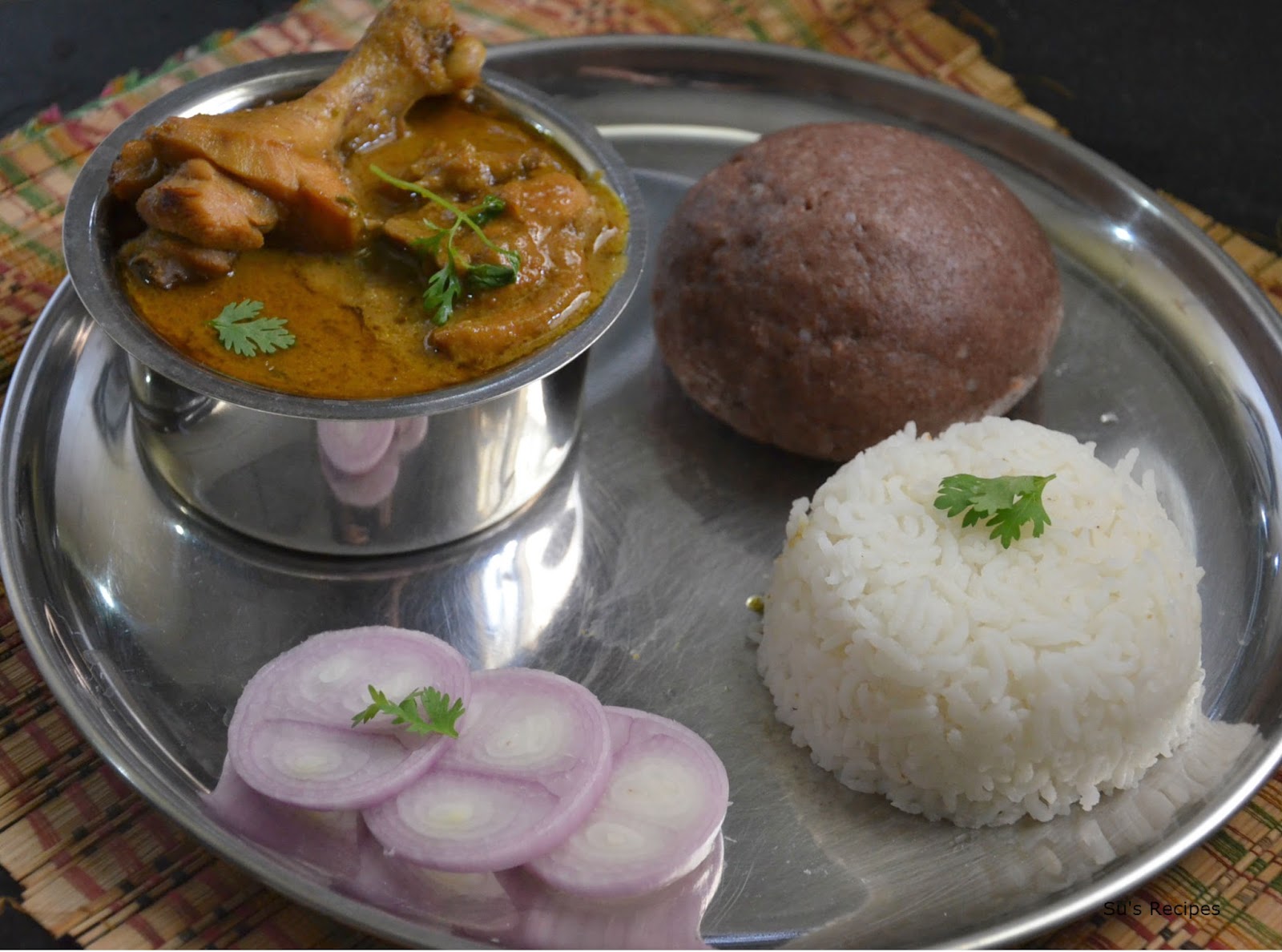 Su's Recipes: kodi Kura - a simple Chicken Curry