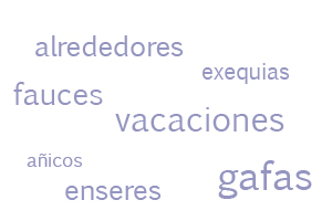 Ejemplos de palabras 'pluralia tantum' Ejemplos de palabras 'pluralia tantum'
