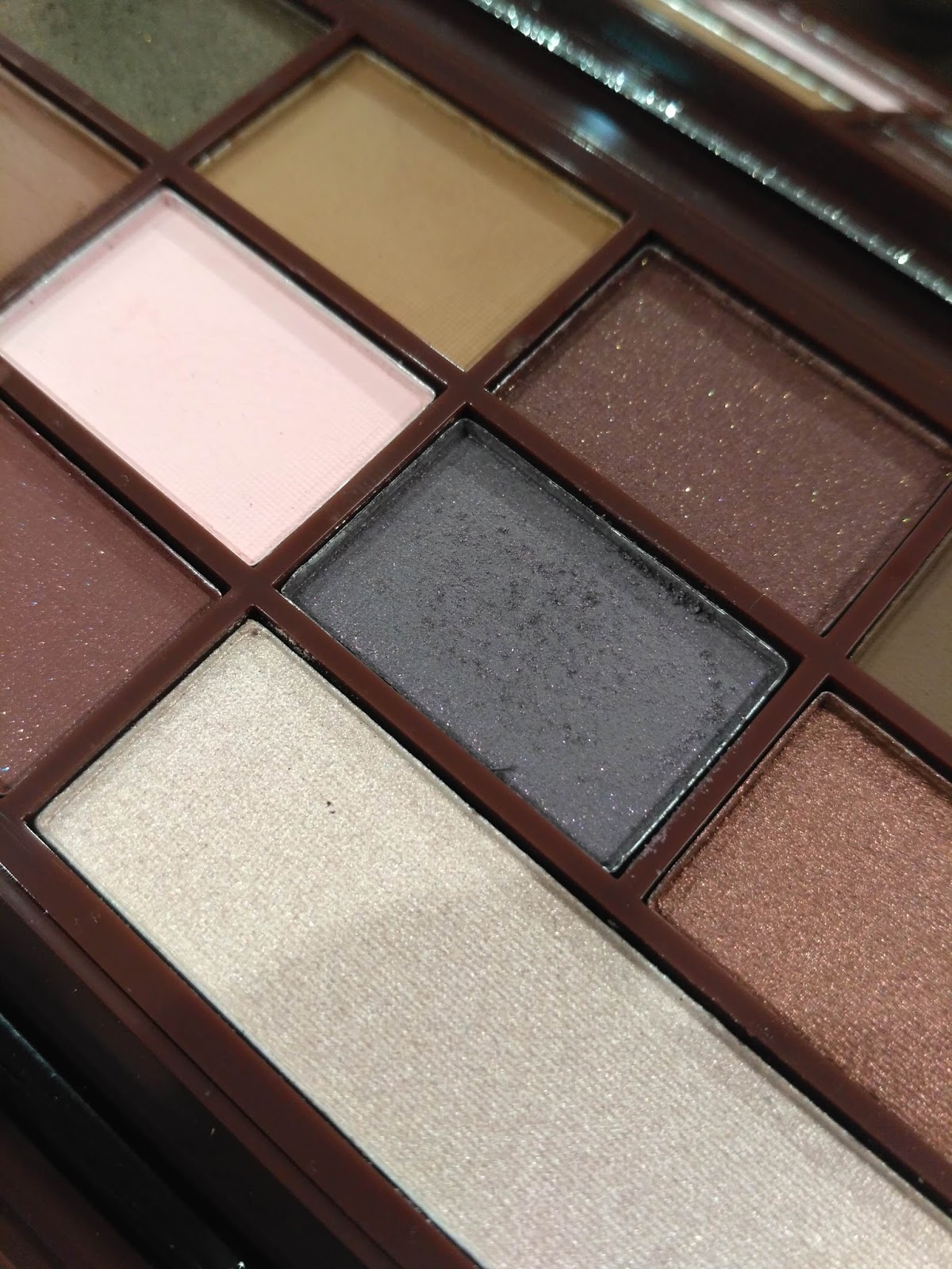 Makeup Revolution I Heart Makeup Chocolate Palette Review Swatches A little bit too powdery for my liking