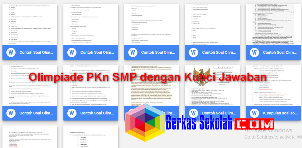 Kunci Jawaban Olimpiade Bk Jurus Soal