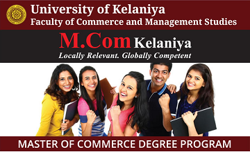 Master of Commerce (M.Com) - Kelaniya University