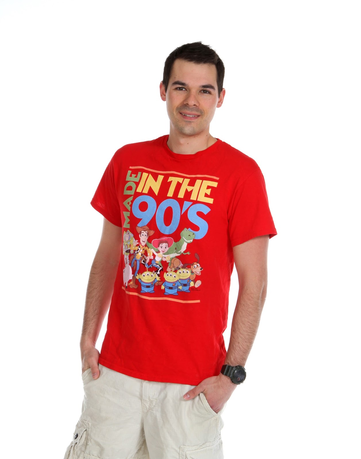 toy story made in the 90's men tee shirt 