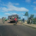 Caminhão desgovernado destrói parte do guard rail de concreto da Ponte Simplicio Dias em Parnaíba