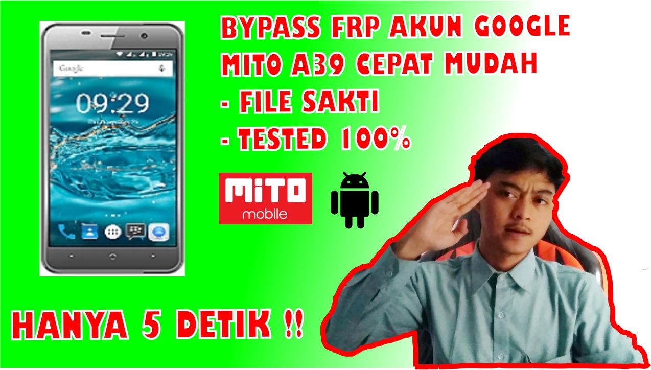 Cara Bypass Akun FRP MITO A39 Terbaru Mudah Hanya 5 Detik